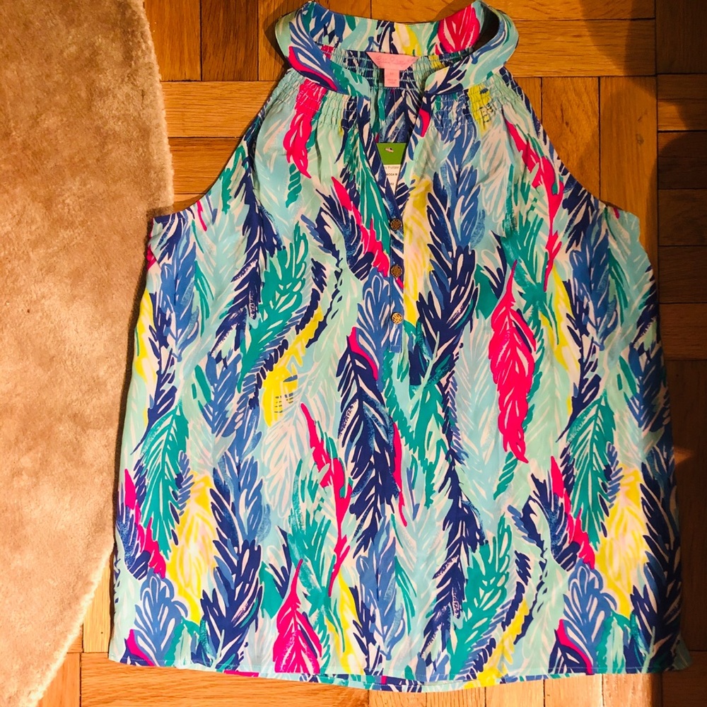Lilly Pulitzer Sleeveless Bailey Top- Size M- NWT